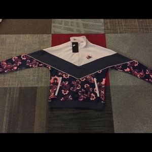 Nike NSW NSP floral jacket women size XS NWT